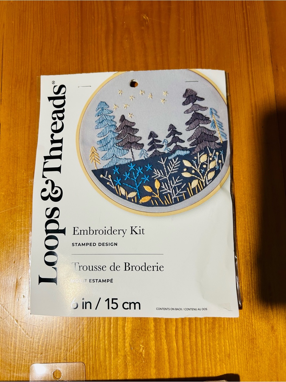 Blue Forest Loops & Thread Embroidery Kit